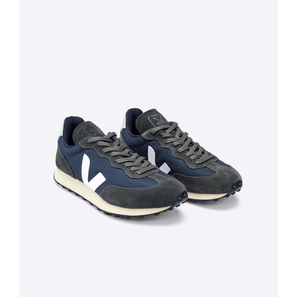 Navy Women's Veja RIO BRANCO ALVEOMESH Running Shoes | AU 415FDN